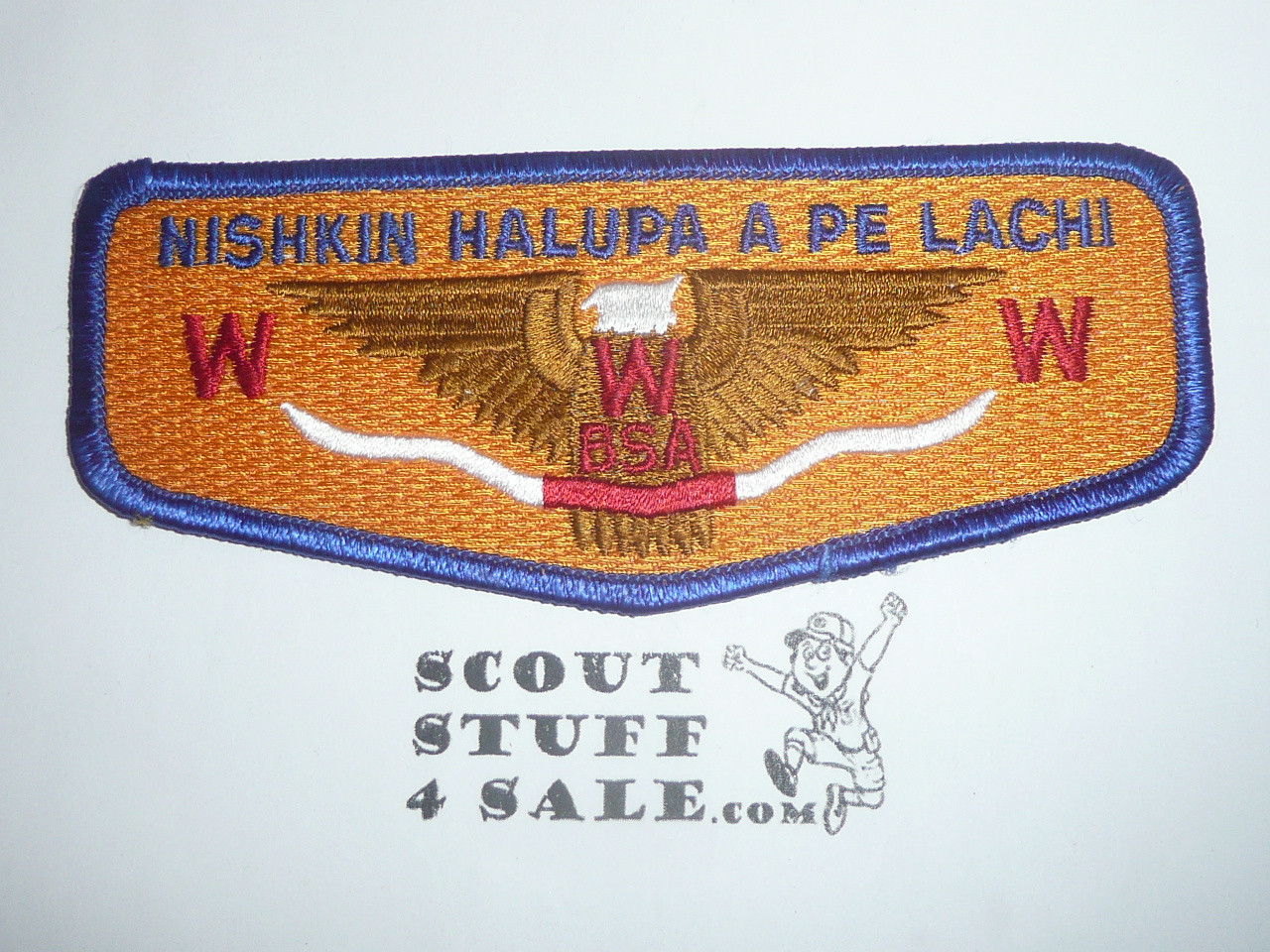 Order of the Arrow Lodge #489 Nishkin Halupa A Pe Lachi s Flap Patch