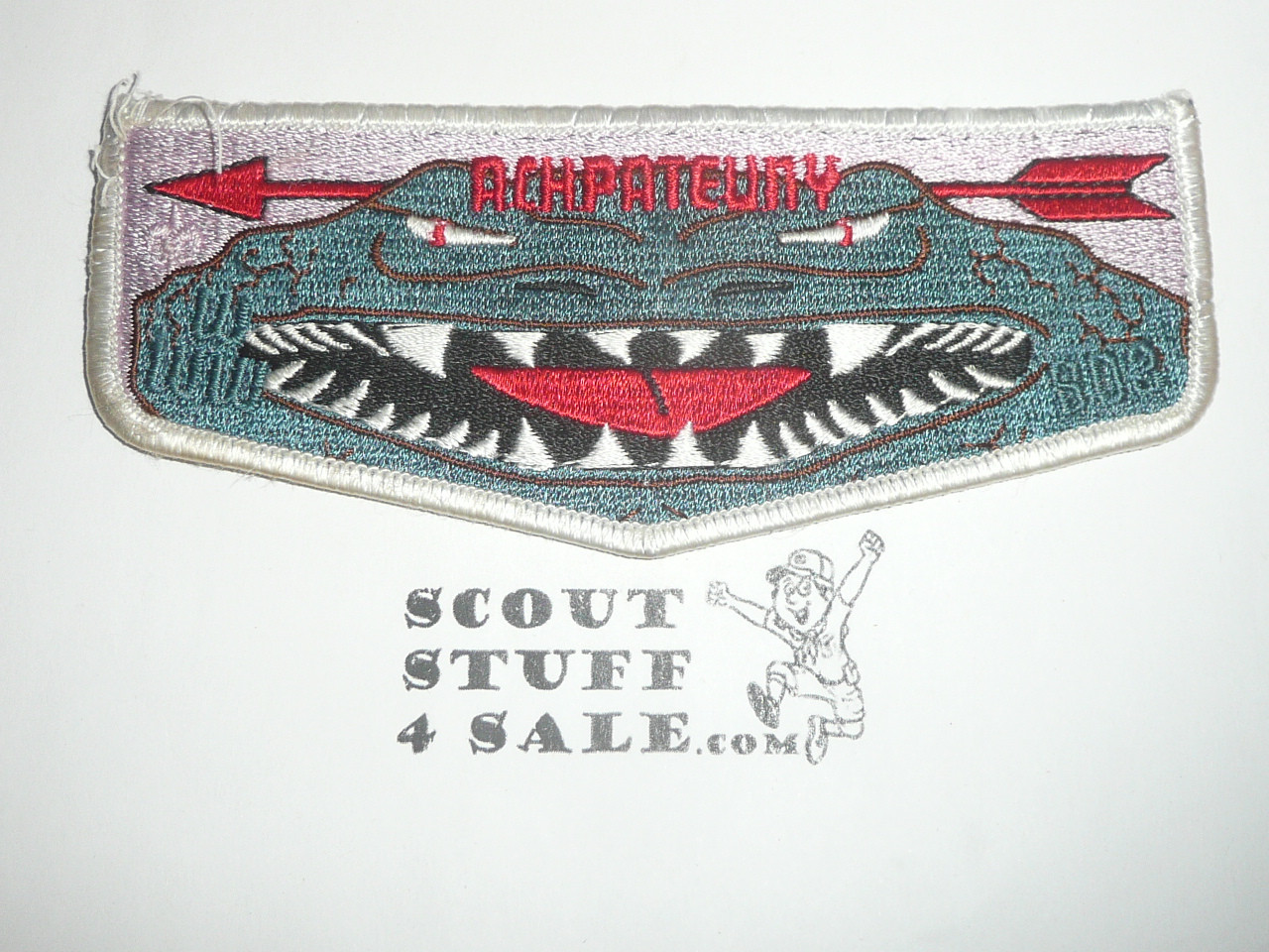 Order of the Arrow Lodge #498 Achpateuny s13 2004 NOAC Flap Patch, lite use