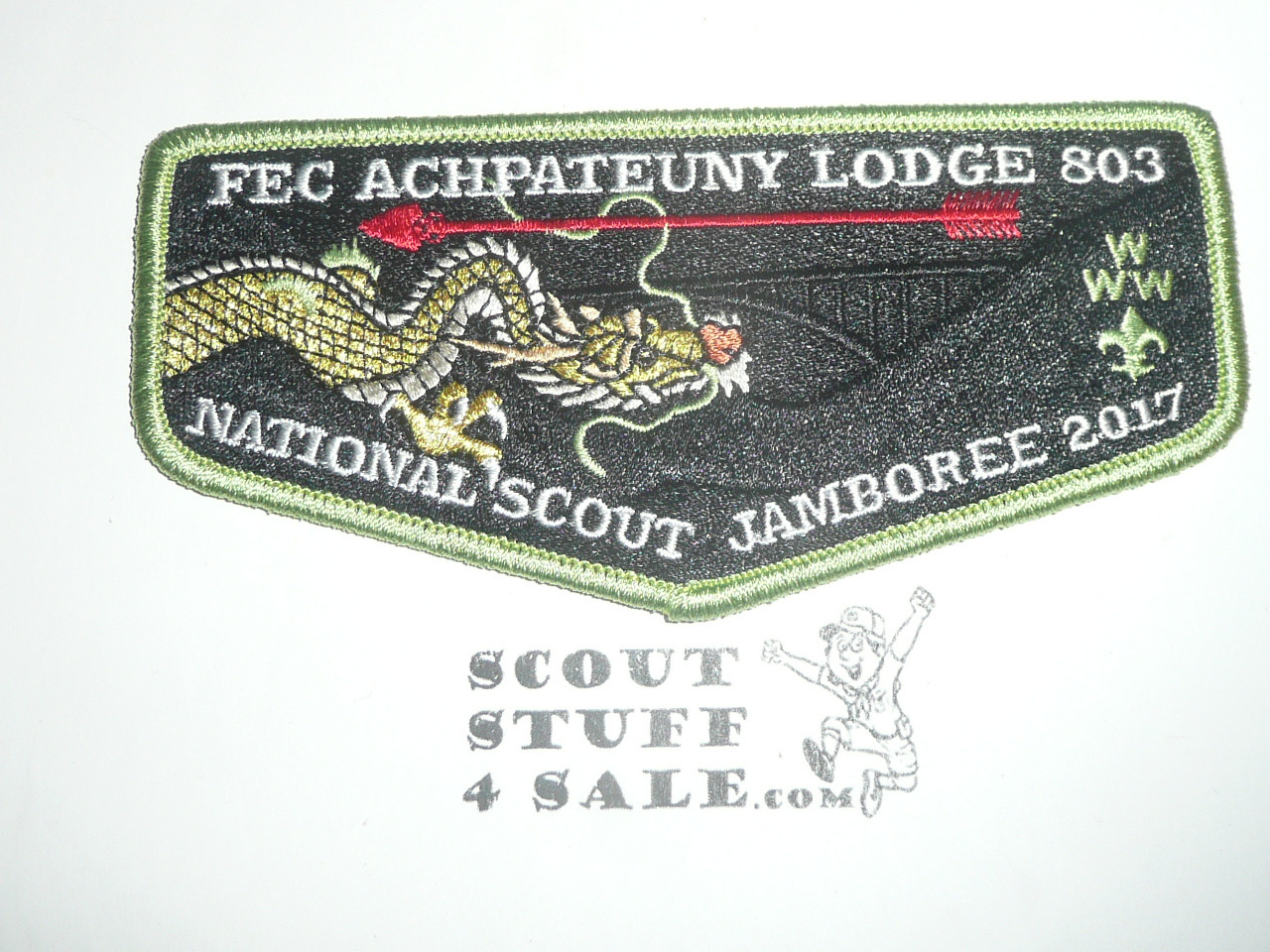 Order of the Arrow Lodge #498 Achpateuny 2017 National Jamboree Pokemon Flap Patch, issue 2