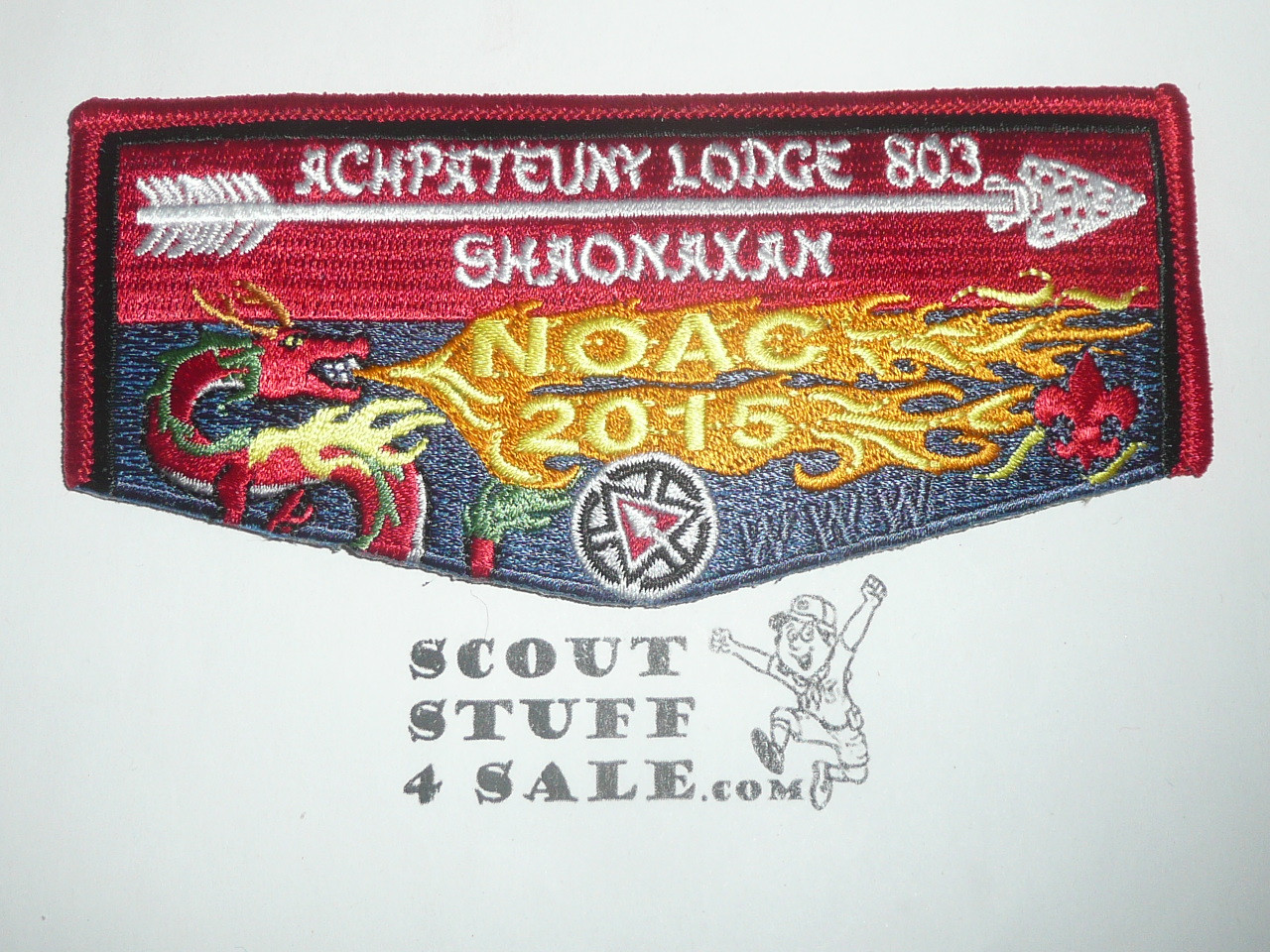 Order of the Arrow Lodge #498 Achpateuny 2015 NOAC Shaonanan Flap Patch