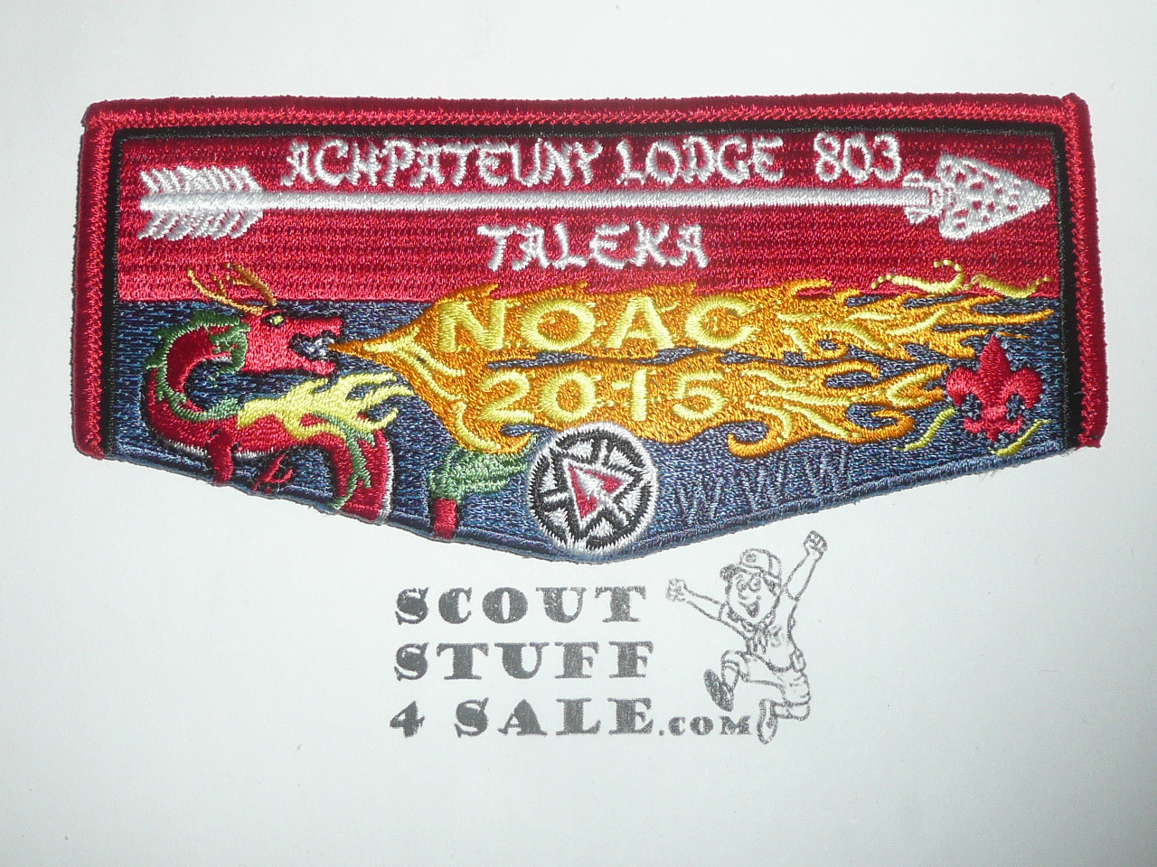 Order of the Arrow Lodge #498 Achpateuny 2015 NOAC Taleka Flap Patch