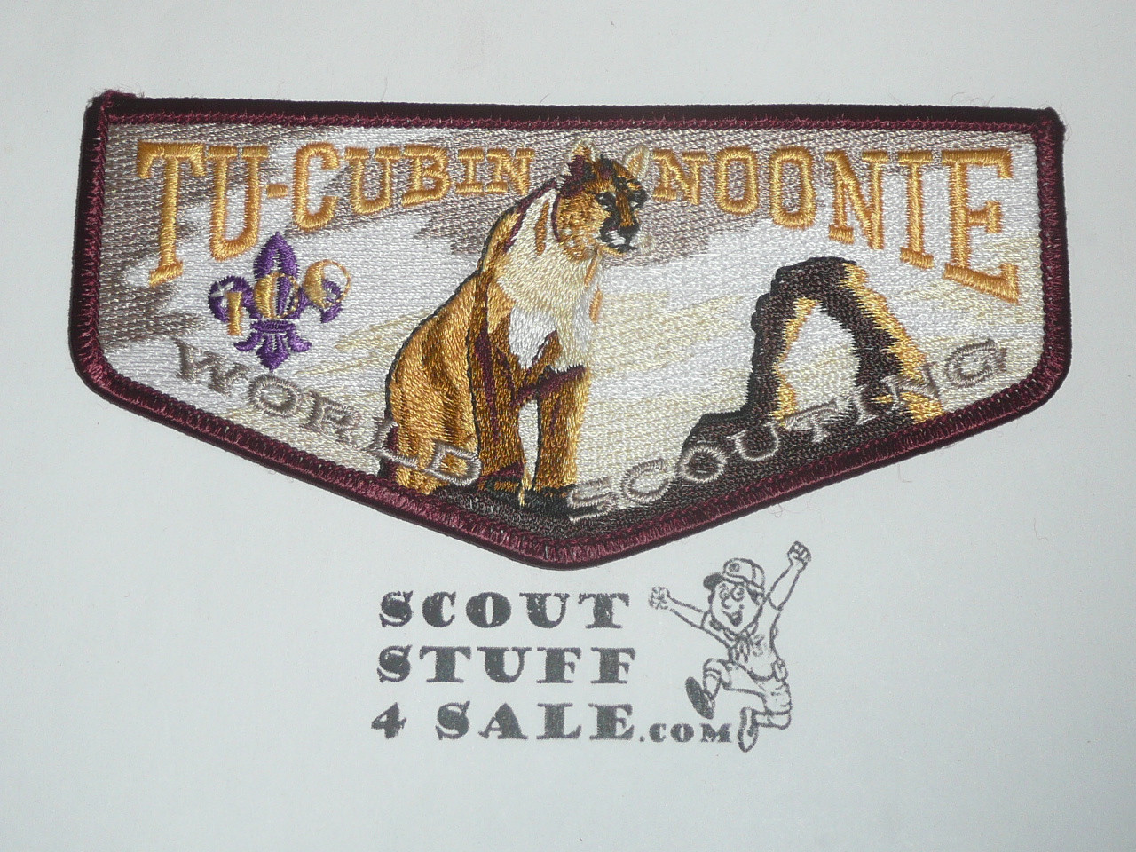 Order of the Arrow Lodge #508 Tu-Cubin-Noonie World Scouting Flap Patch