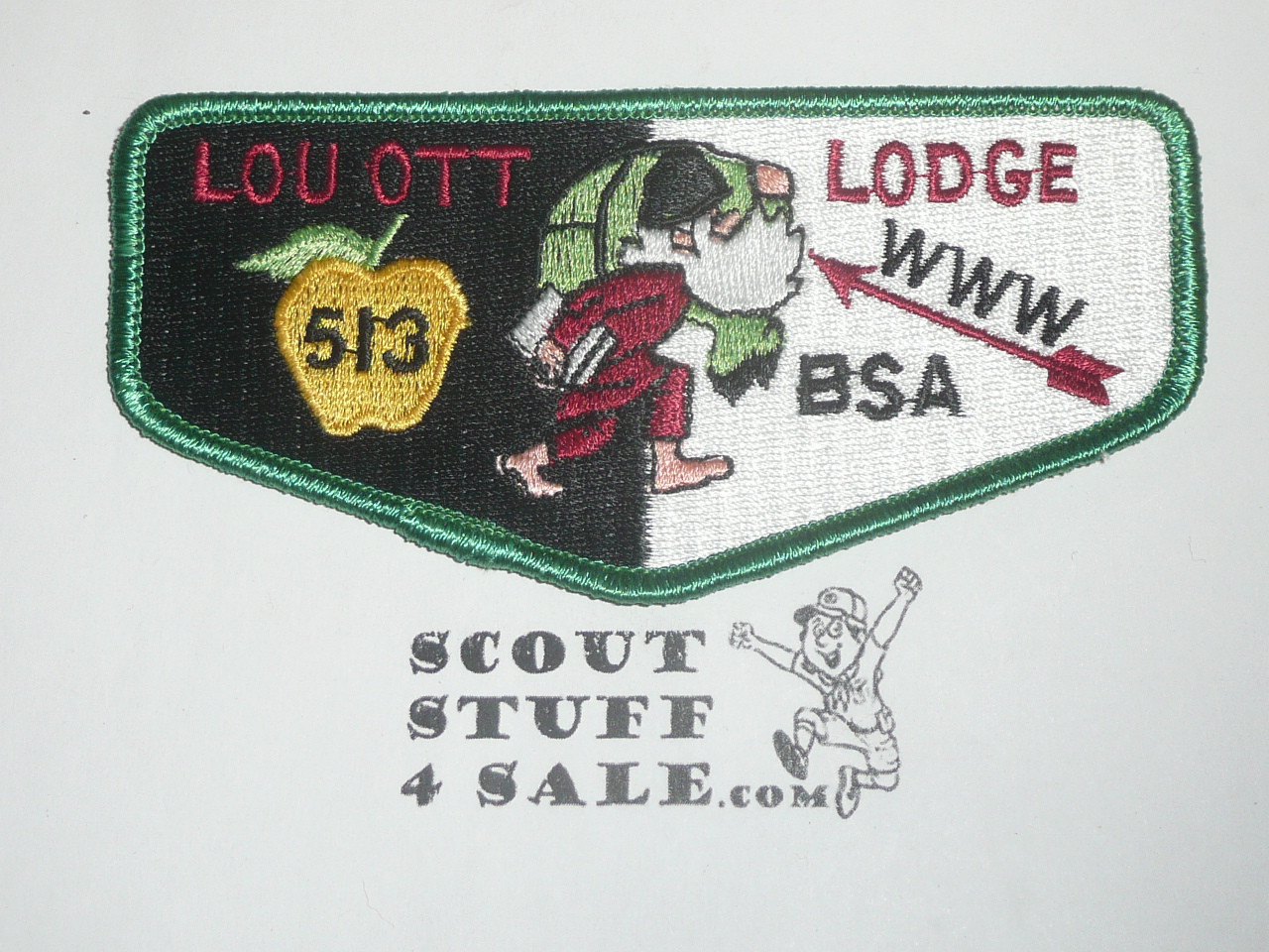 Order of the Arrow Lodge #513 Lou Ott s12 Flap Patch