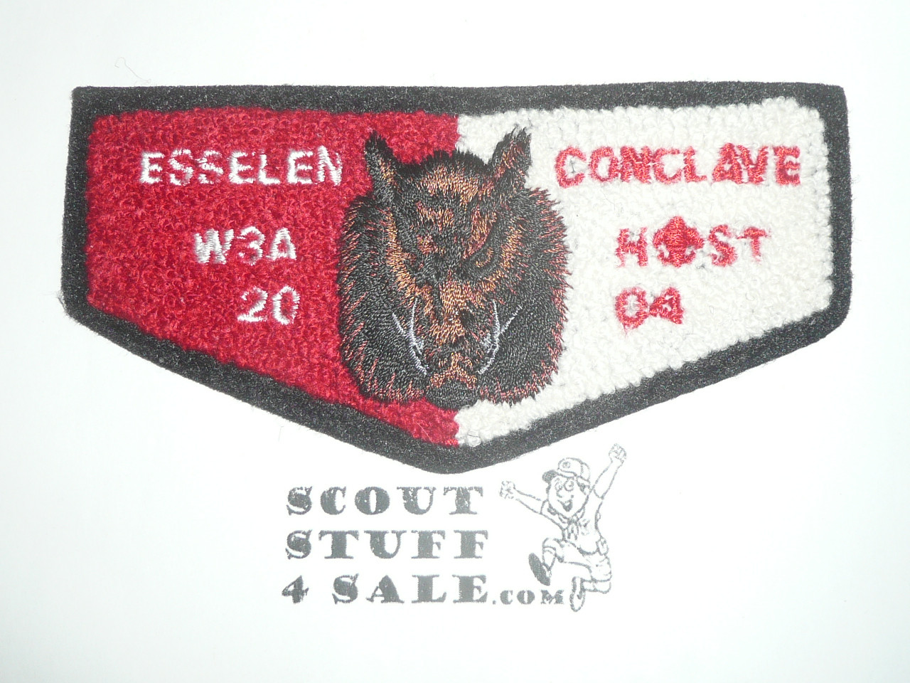 Order of the Arrow Lodge #531 Esselen c4 2004 W3A Conclave Host Chenille Flap Patch