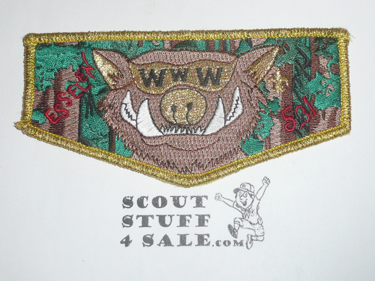 Order of the Arrow Lodge #531 Esselen s38 1998 NOAC Flap Patch