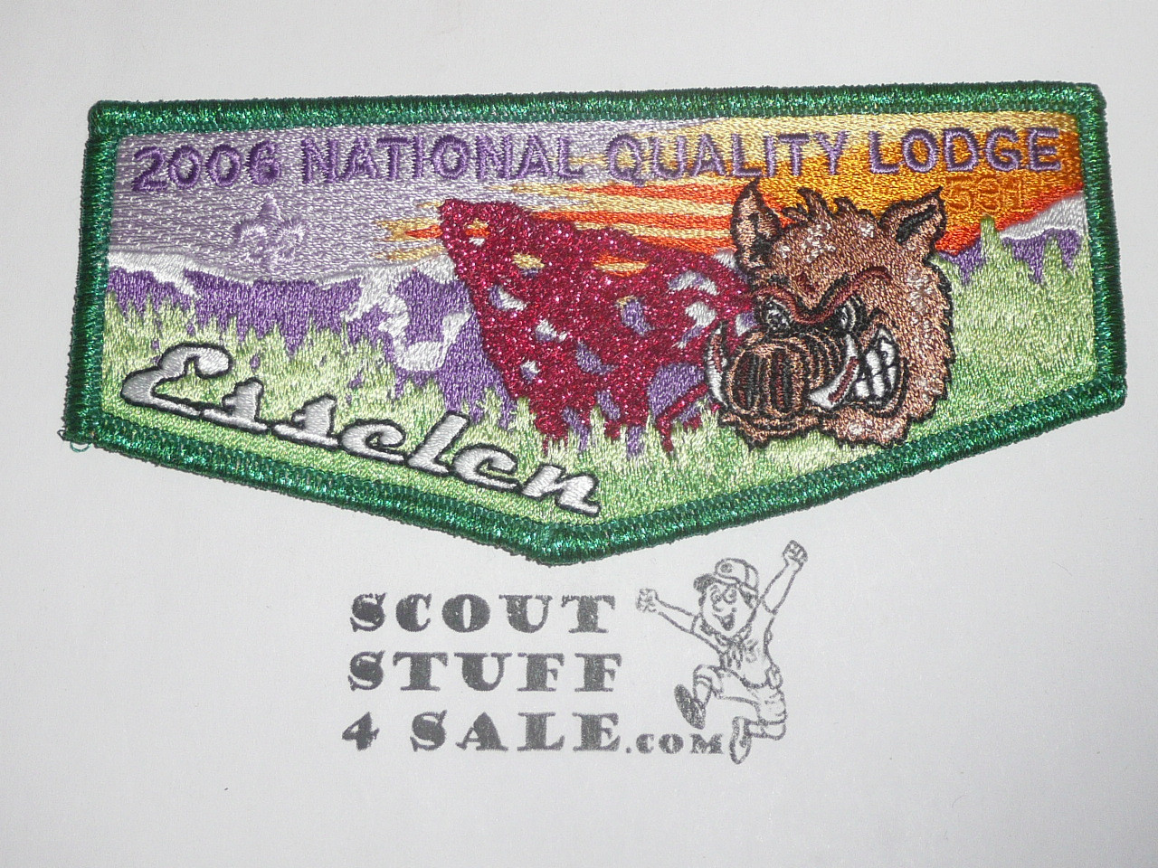 Order of the Arrow Lodge #531 Esselen 2006 National Quality Lodge Flap Patch