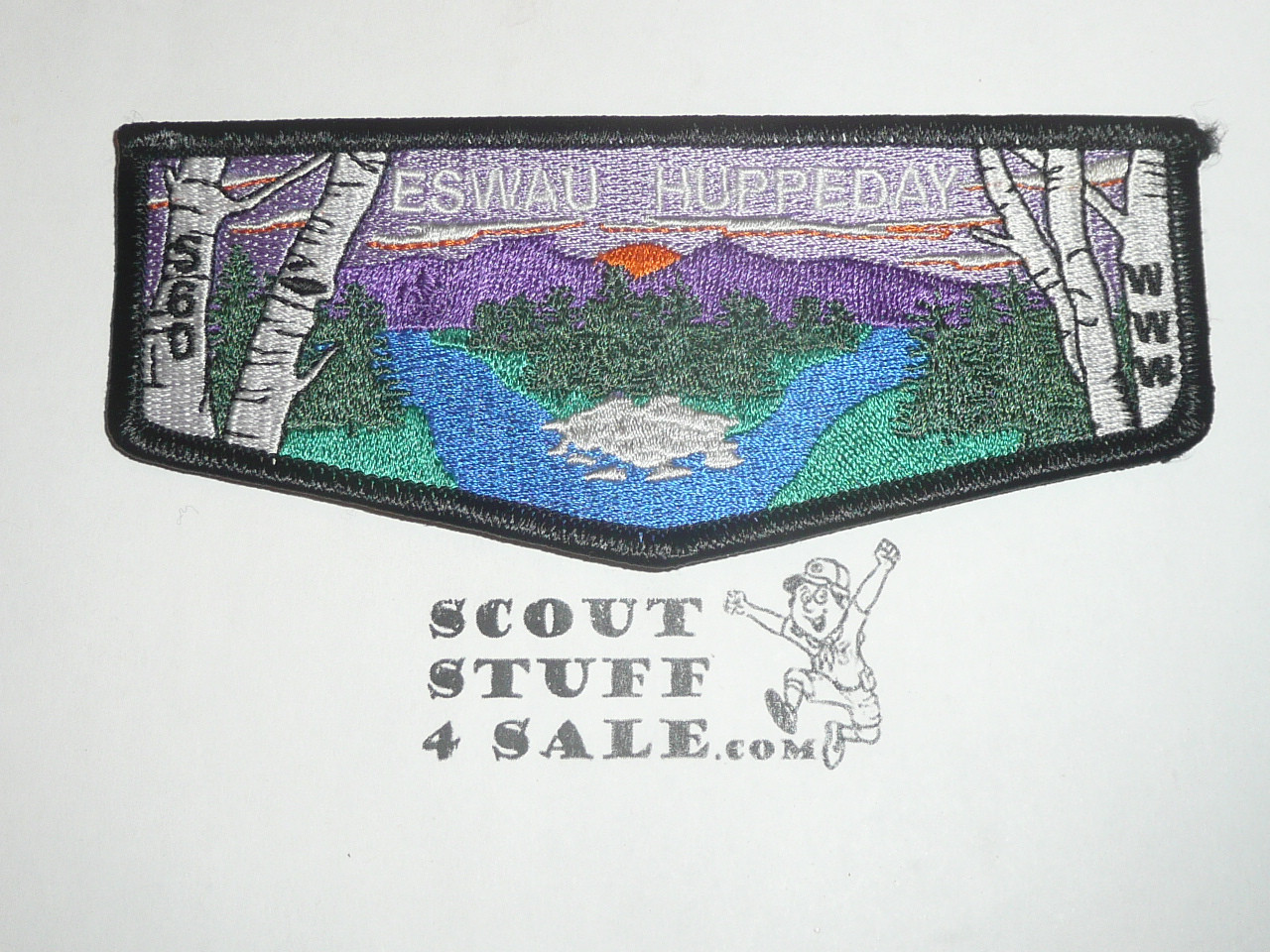 Order of the Arrow Lodge #560 Eswau Huppeday s Flap Patch, BLK bdr