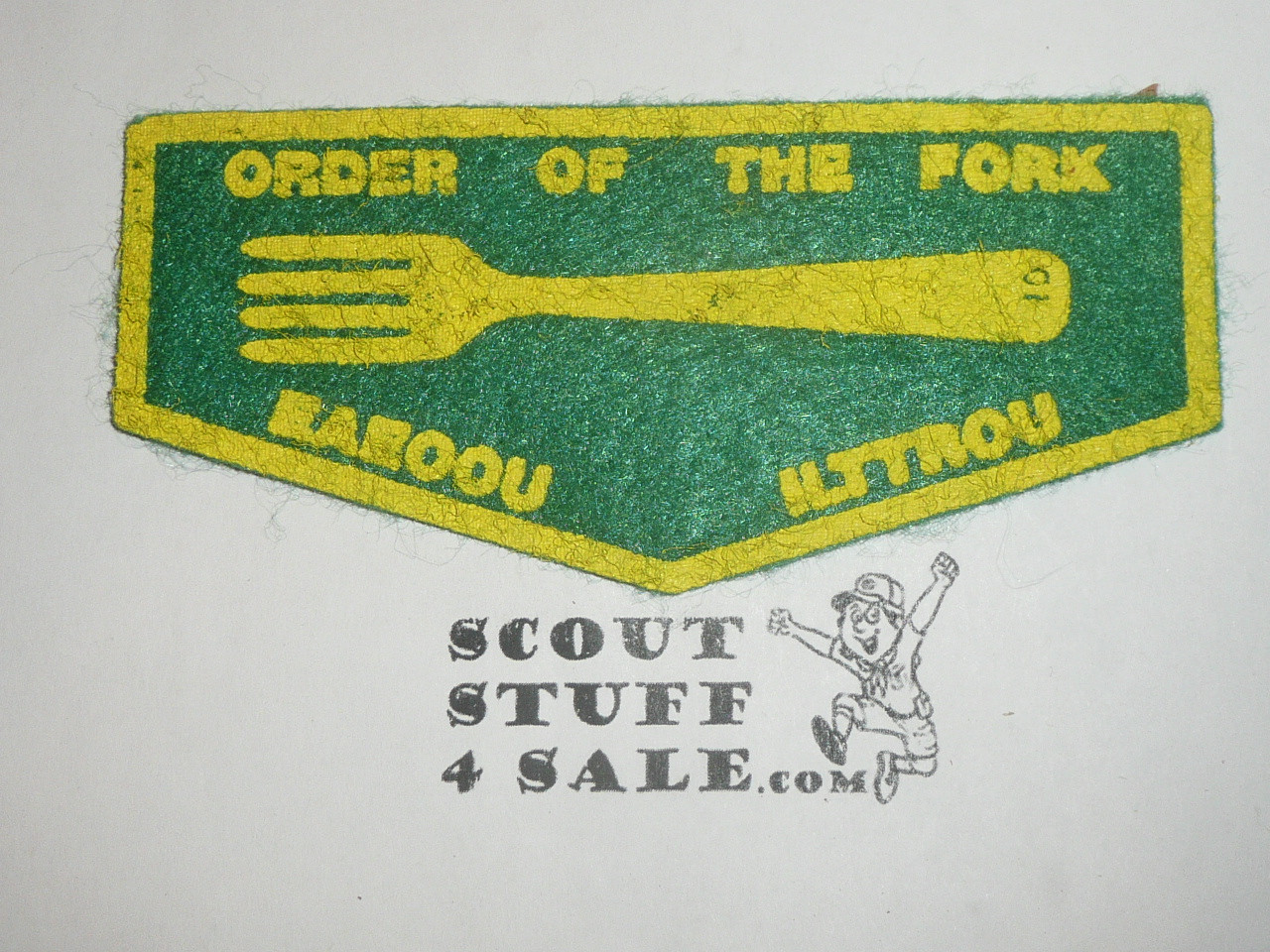 Order of the Fork Felt Flap Patch