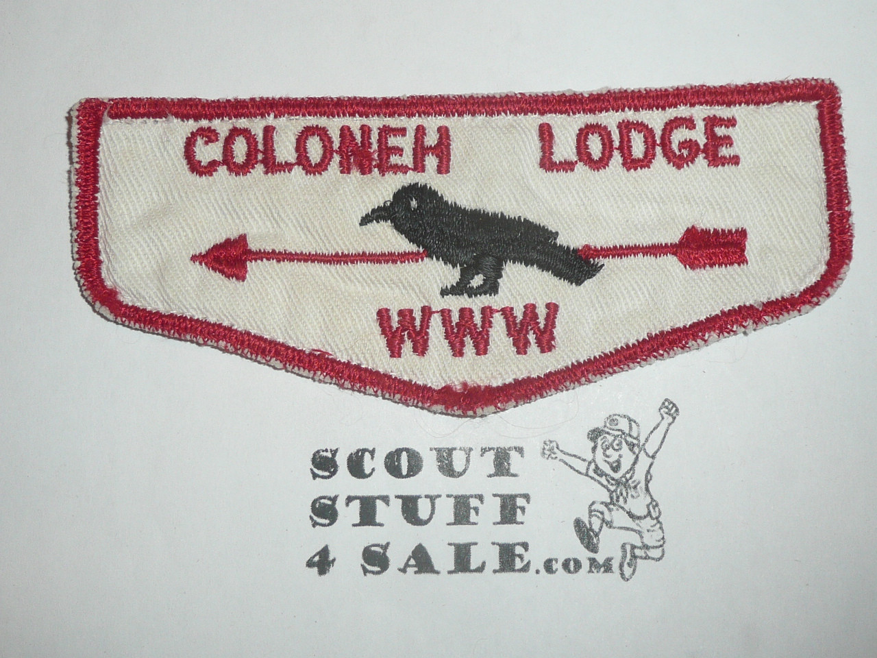 Order of the Arrow Lodge #137 Coloneh (Colonneh) f2b Flap Patch, lite use