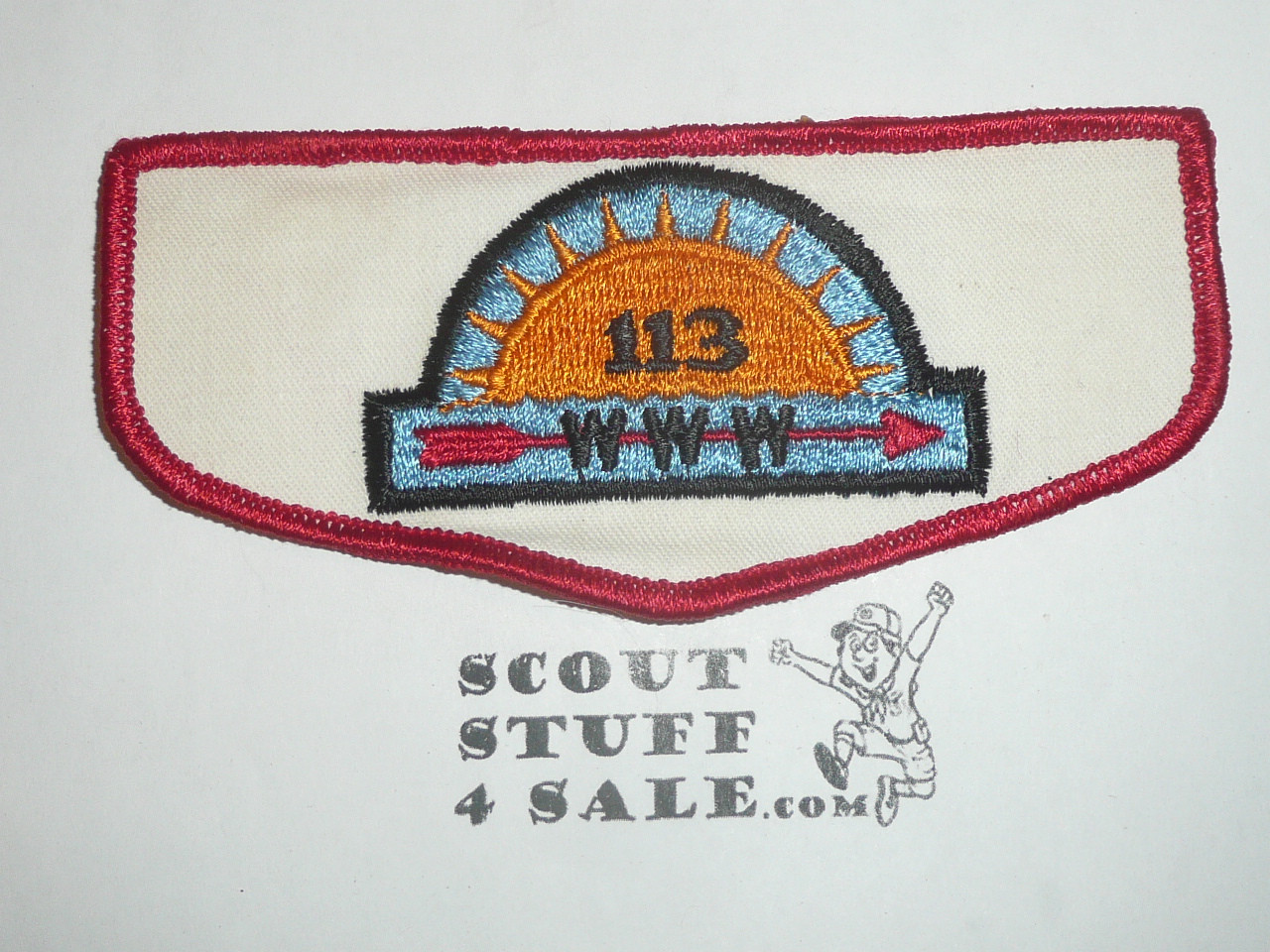 Order of the Arrow Lodge #113 Wihinipa Hinsa f1a First Flap Patch