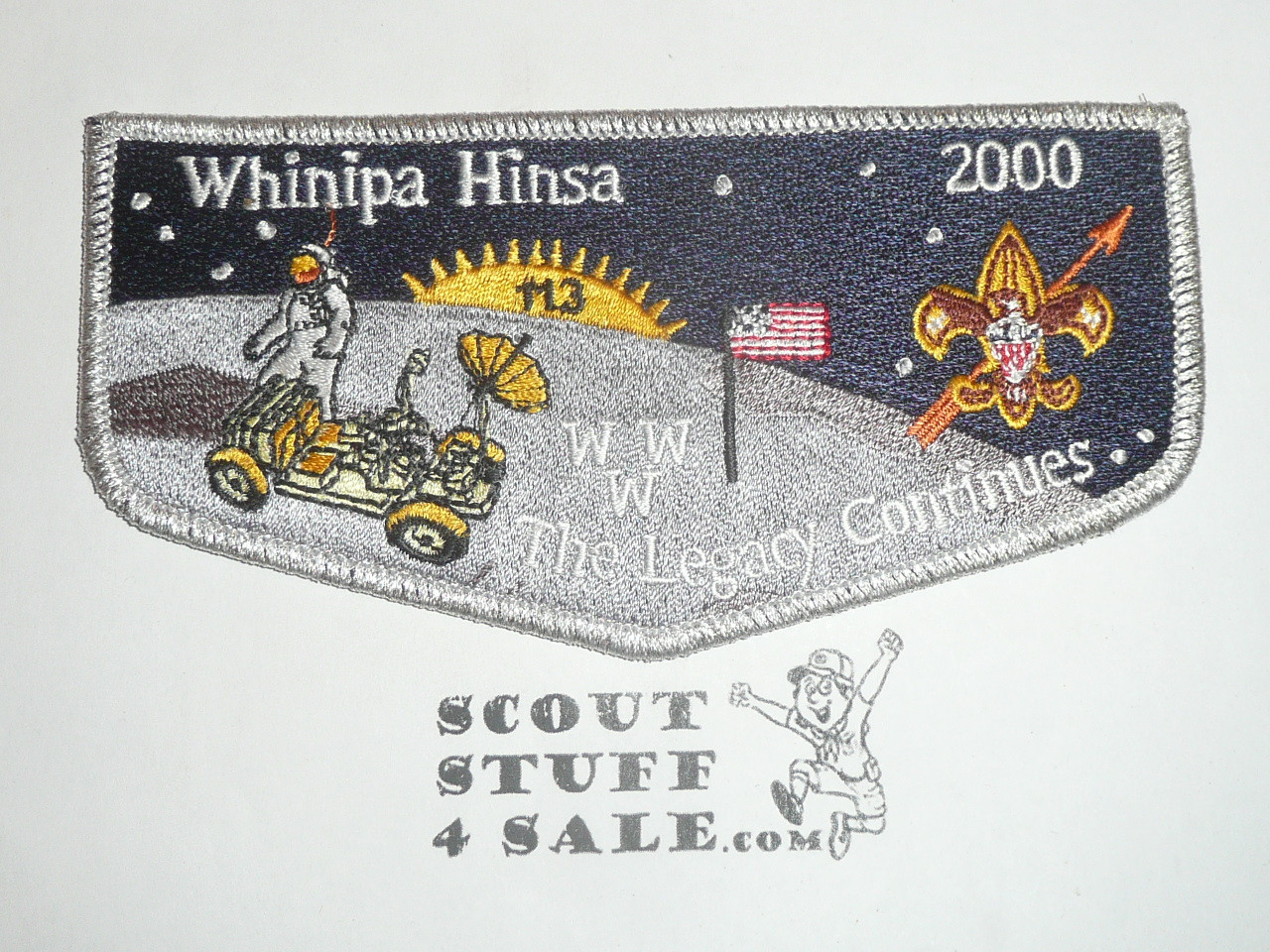 Order of the Arrow Lodge #113 Wihinipa Hinsa s32 Flap Patch