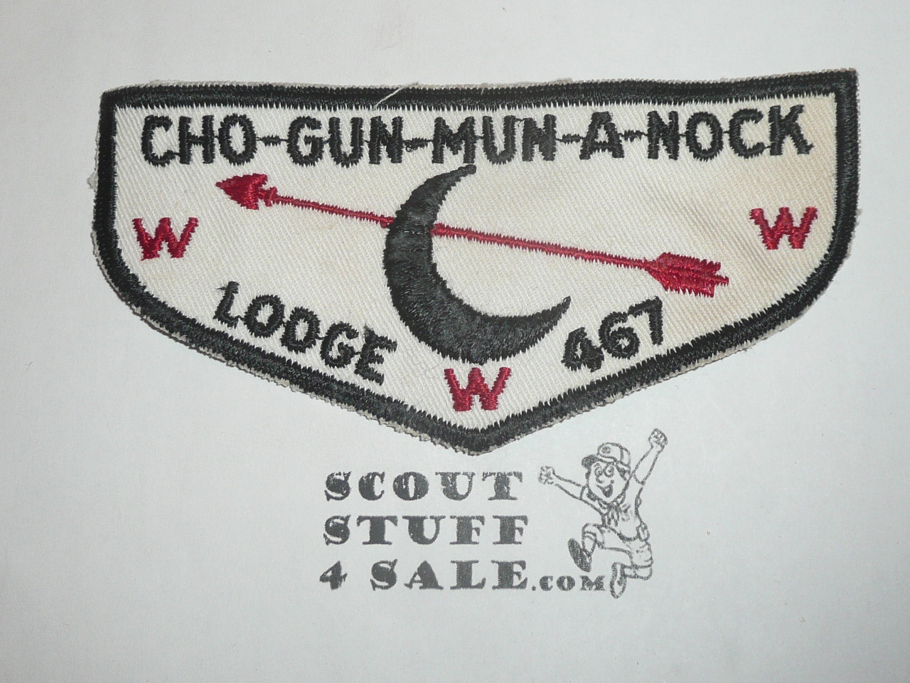 Order of the Arrow Lodge #467 Cho-Gun-Mun-A-Nock f1 First Flap Patch