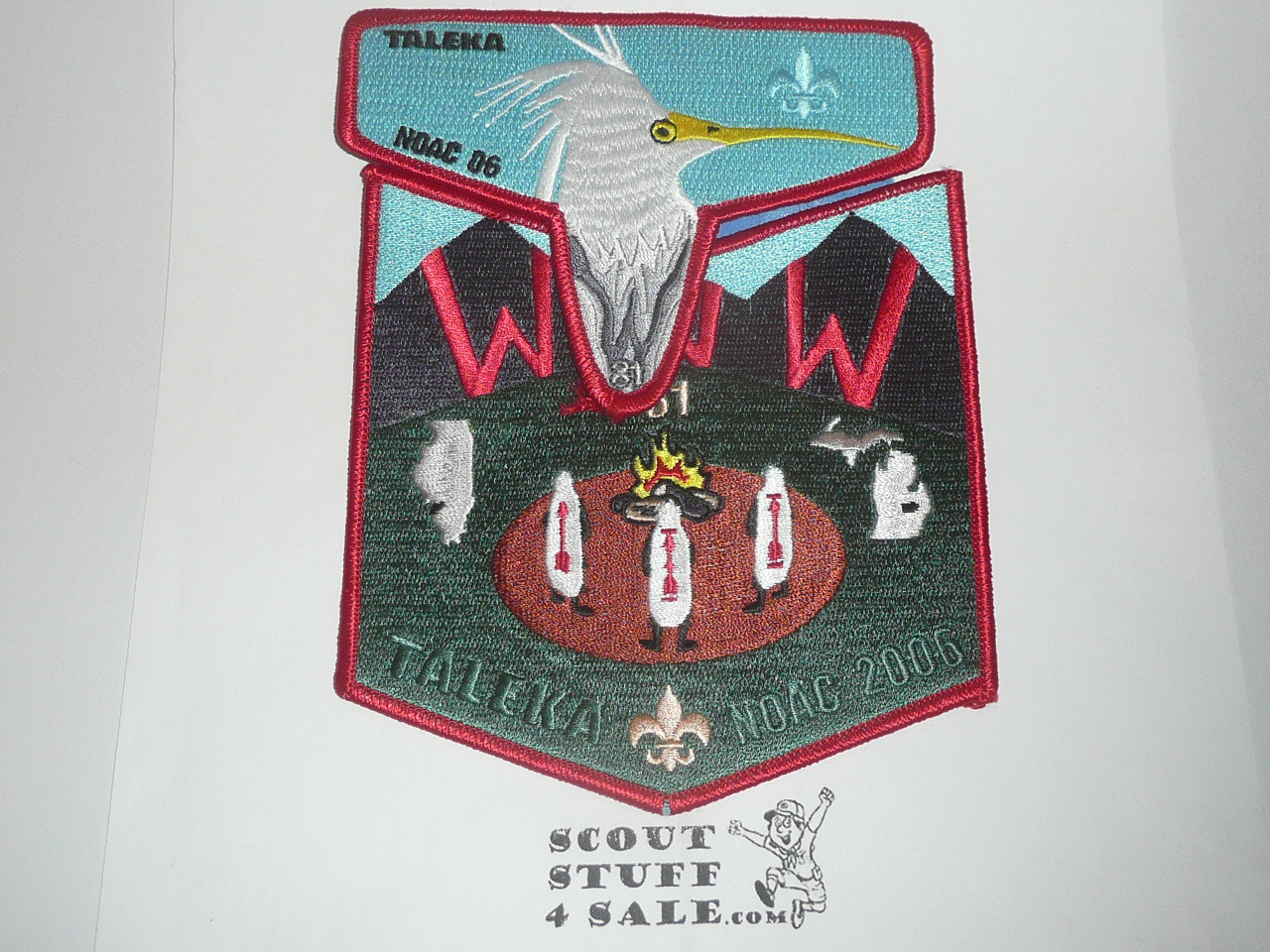Order of the Arrow Lodge #81 Taleka 2006 NOAC 2-piece Flap Patch set