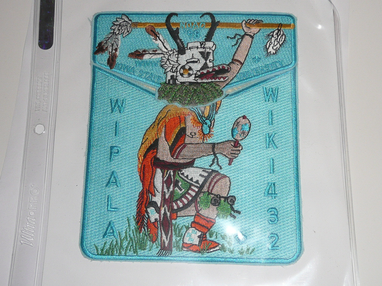 Order of the Arrow Lodge #432 Wipala Wiki 1998 NOAC 2 Pc Patch Flap Set