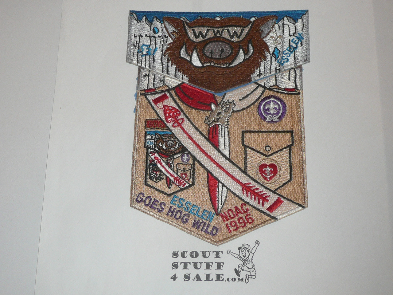 Order of the Arrow Lodge #531 Esselen 1996 NOAC 2-piece Flap Patch