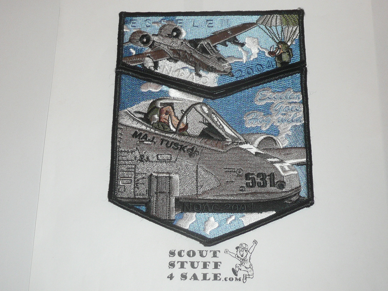 Order of the Arrow Lodge #531 Esselen 2004 NOAC 2-piece Flap Patch