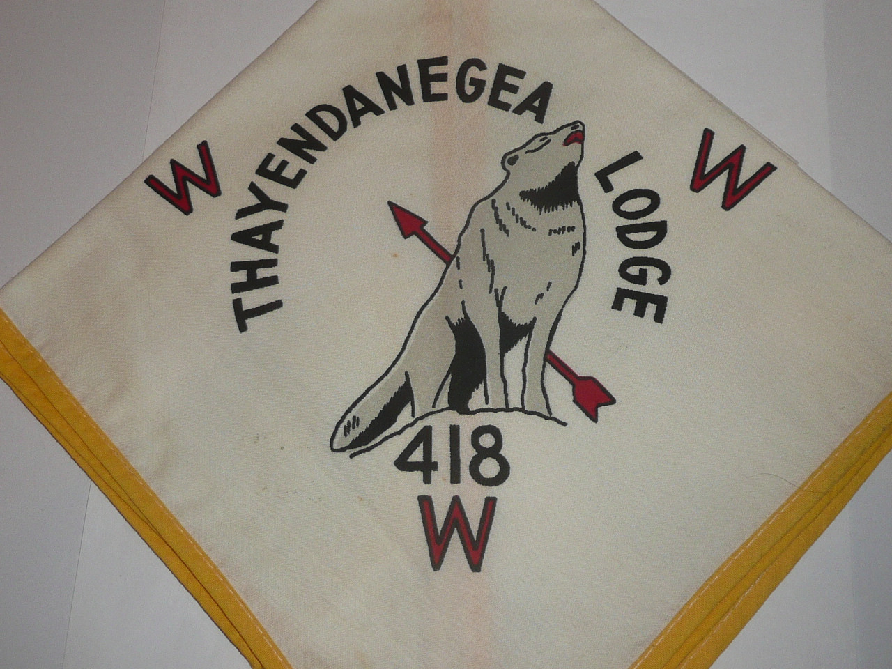 Order of the Arrow Lodge #418 Thay-En-Da-Ne-Gea n2 Neckerchief