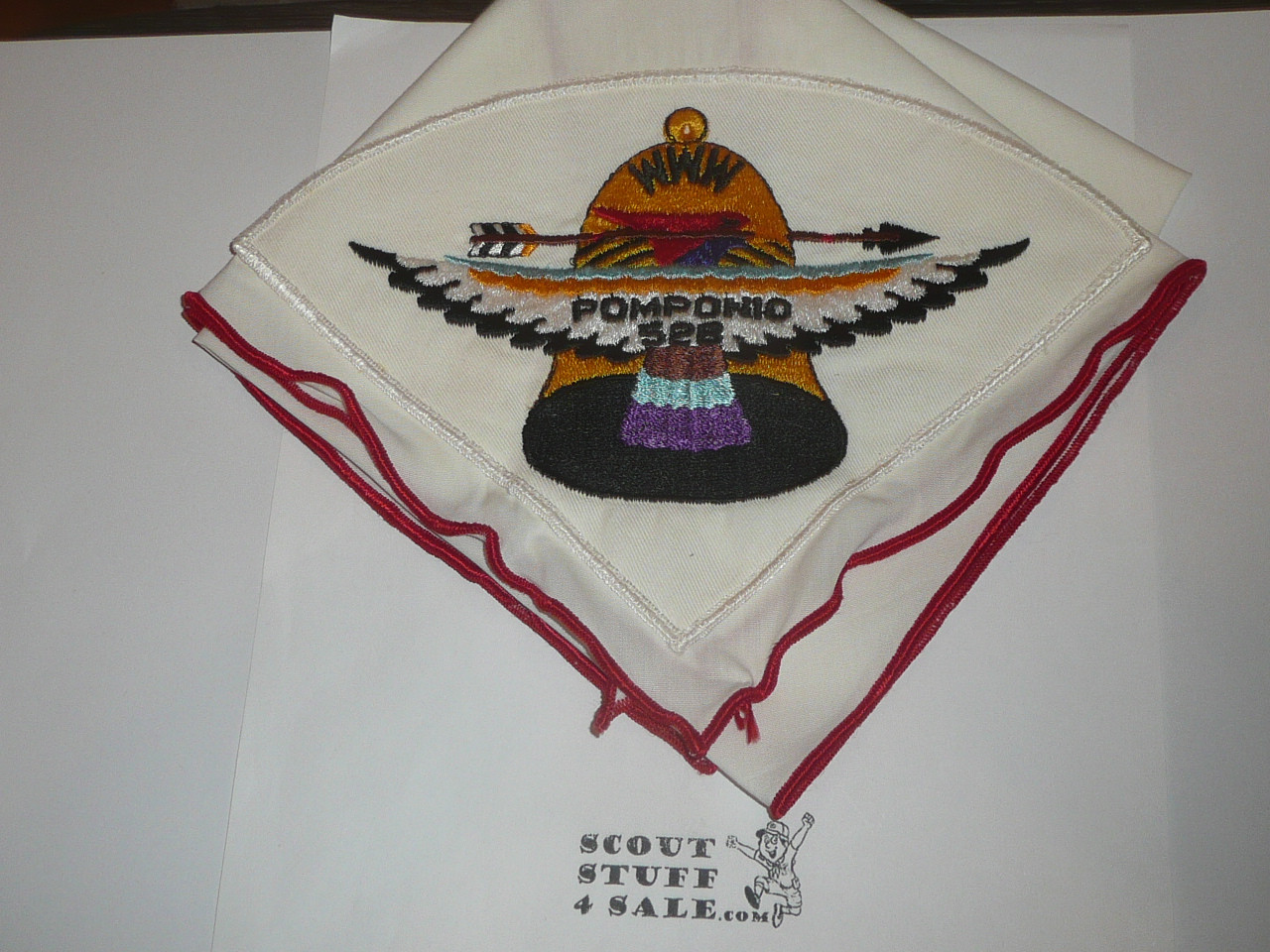 Order of the Arrow Lodge #528 Pomponio p2 on n1 Neckerchief