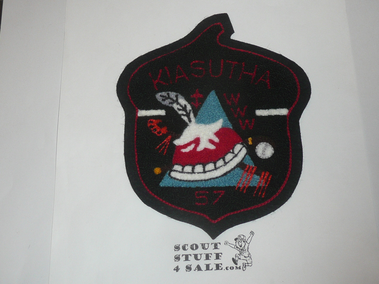 Order of the Arrow Lodge #57 Kiasutha c1 Chenille Patch