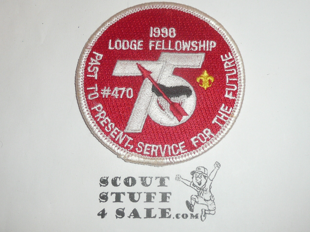 Order of the Arrow Lodge #470 Amangamek-Wipit 1998 Fellowship Patch