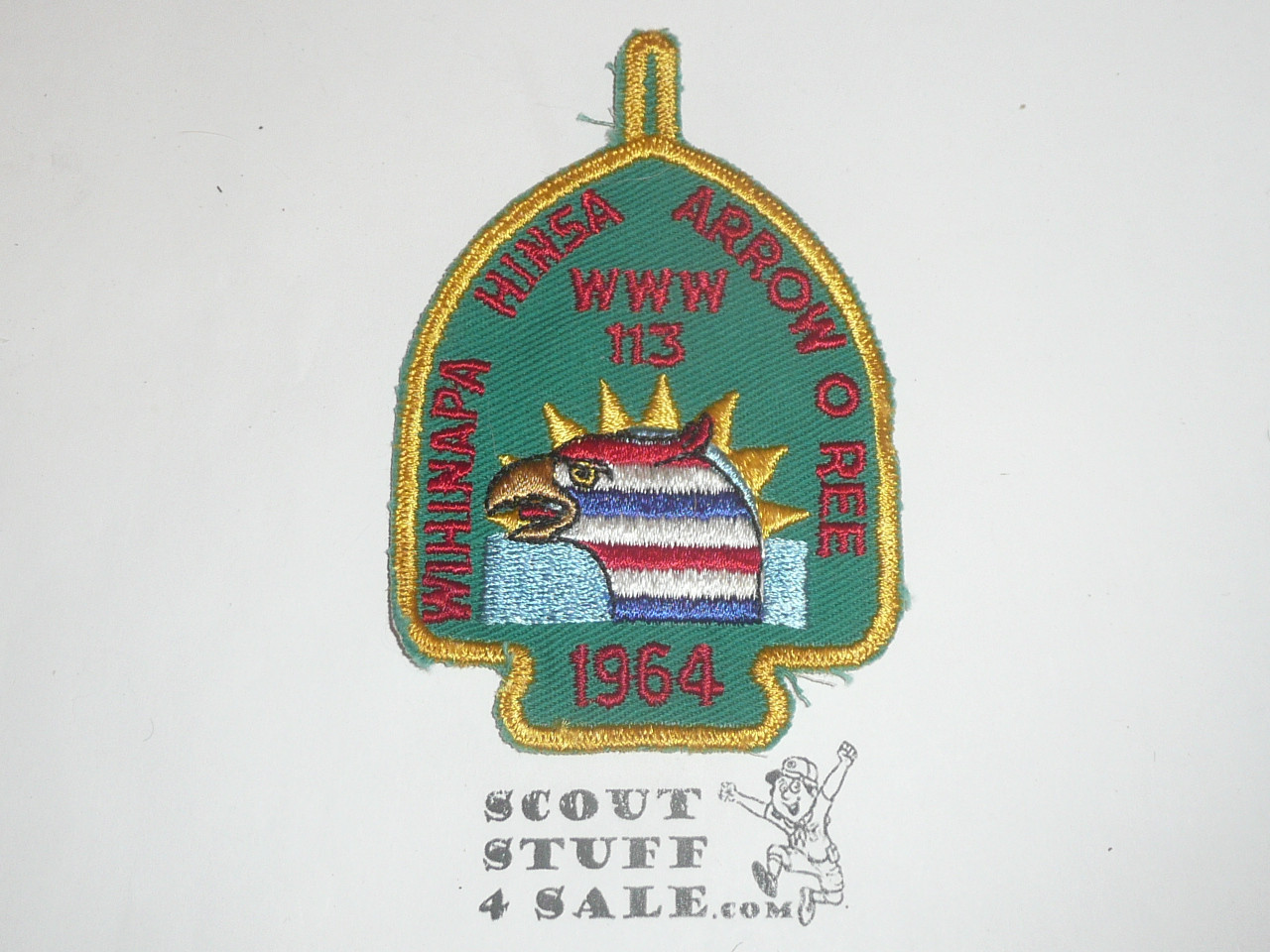 Arrow Lodge #113 Wihinipa Hinsa 1964 Arrow-O-Ree Patch