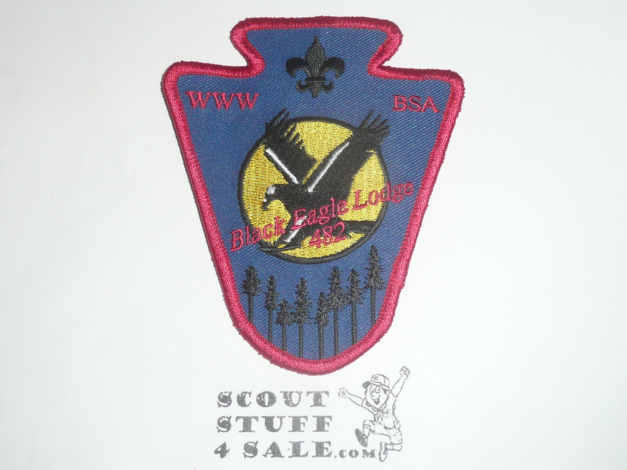 Order of the Arrow Lodge #482 Black Eagle a1 Lodge Advisor Award Patch