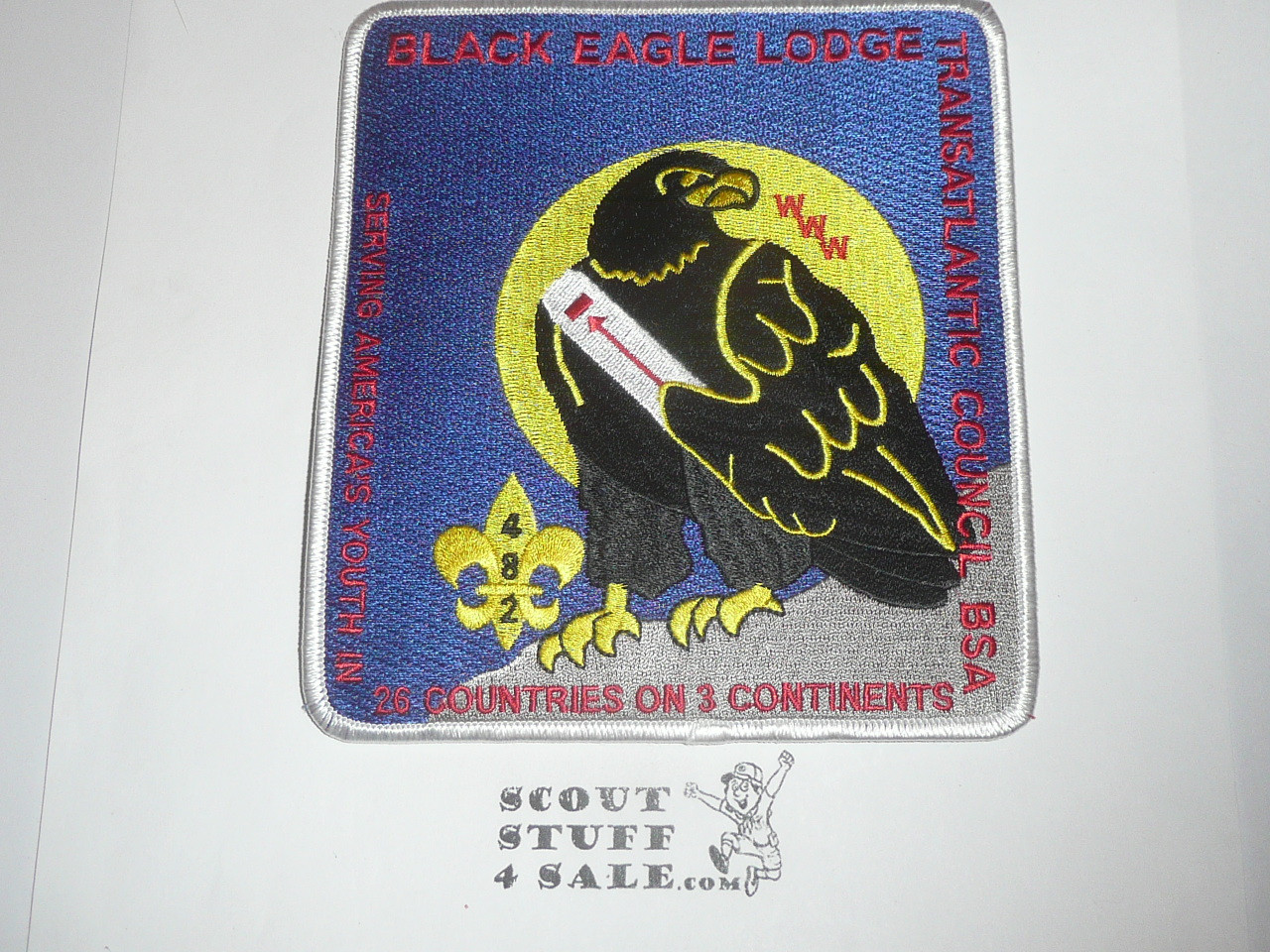 Order of the Arrow Lodge #482 Black Eagle j5 Jacket Patch