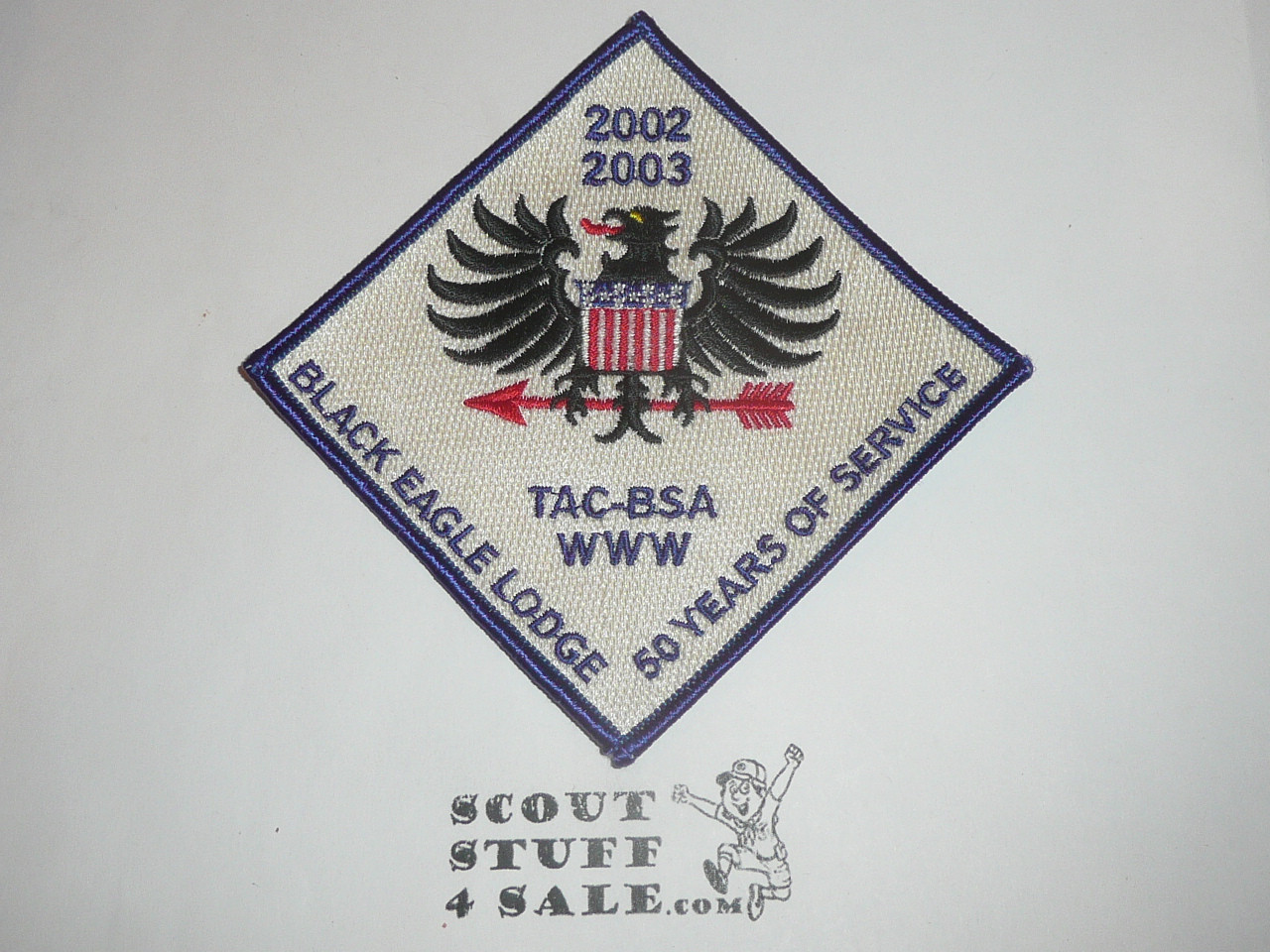 Order of the Arrow Lodge #482 Black Eagle x9 50th Anniversary Patch