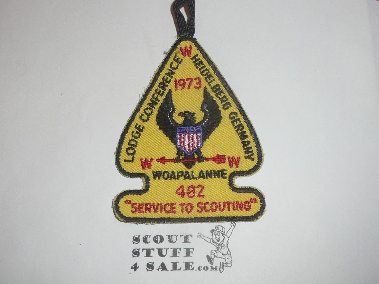 Order of the Arrow Lodge #482 Black Eagle 1973 Conference Patch