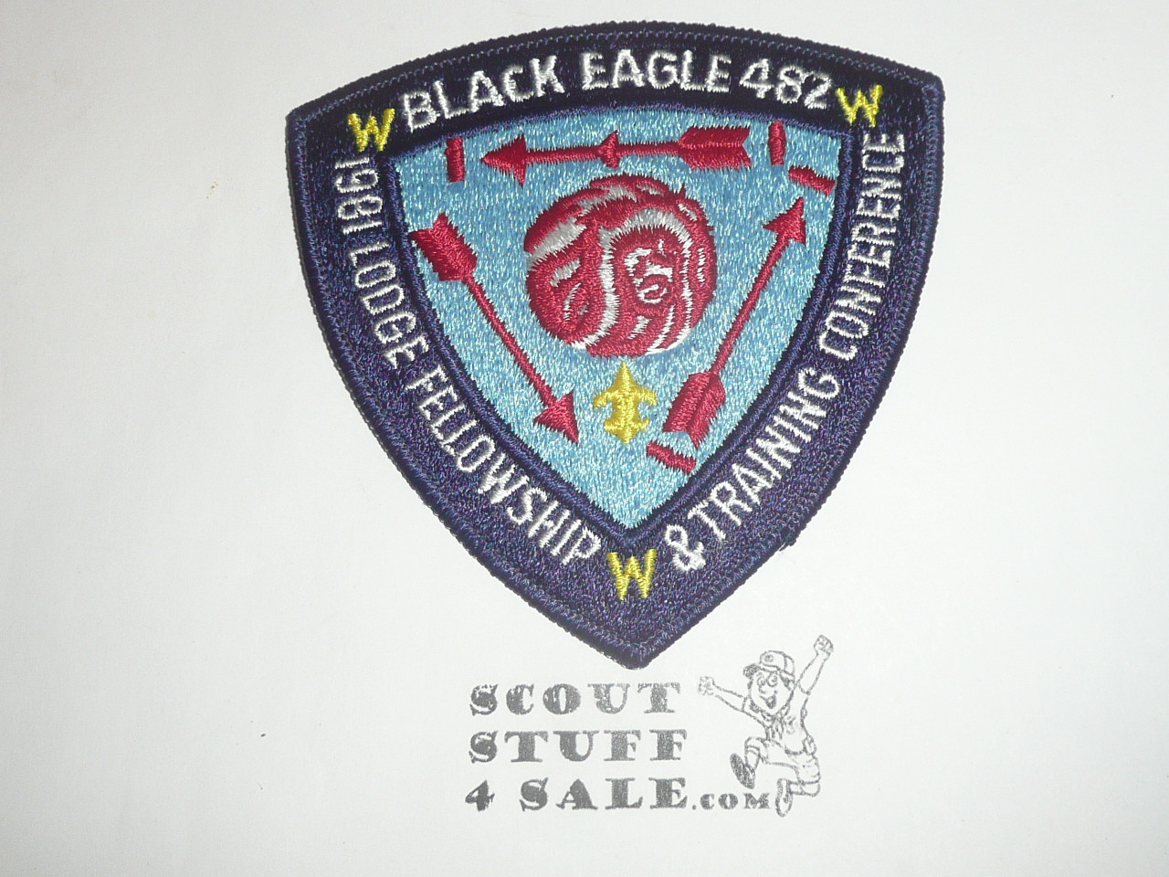 Order of the Arrow Lodge #482 Black Eagle 1981 Fellowship and Officer Training Patch