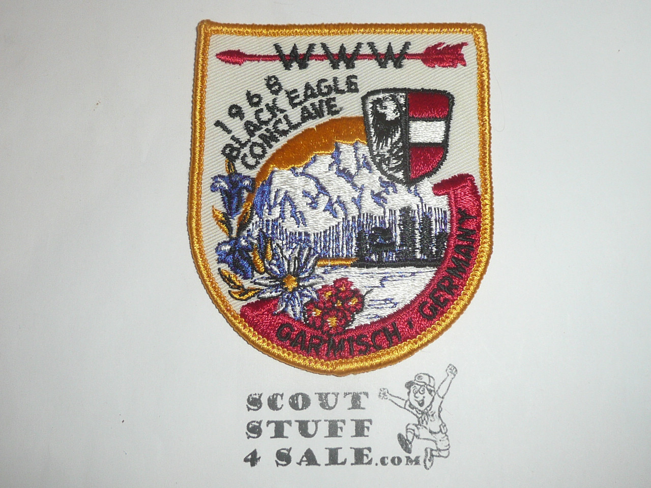 Order of the Arrow Lodge #482 Black Eagle 1968 Conclave Patch