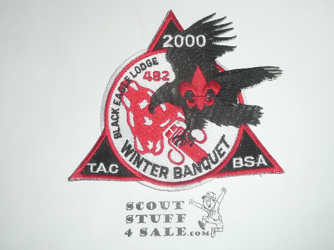 Order of the Arrow Lodge #482 Black Eagle 2000 Winter Banquet Patch