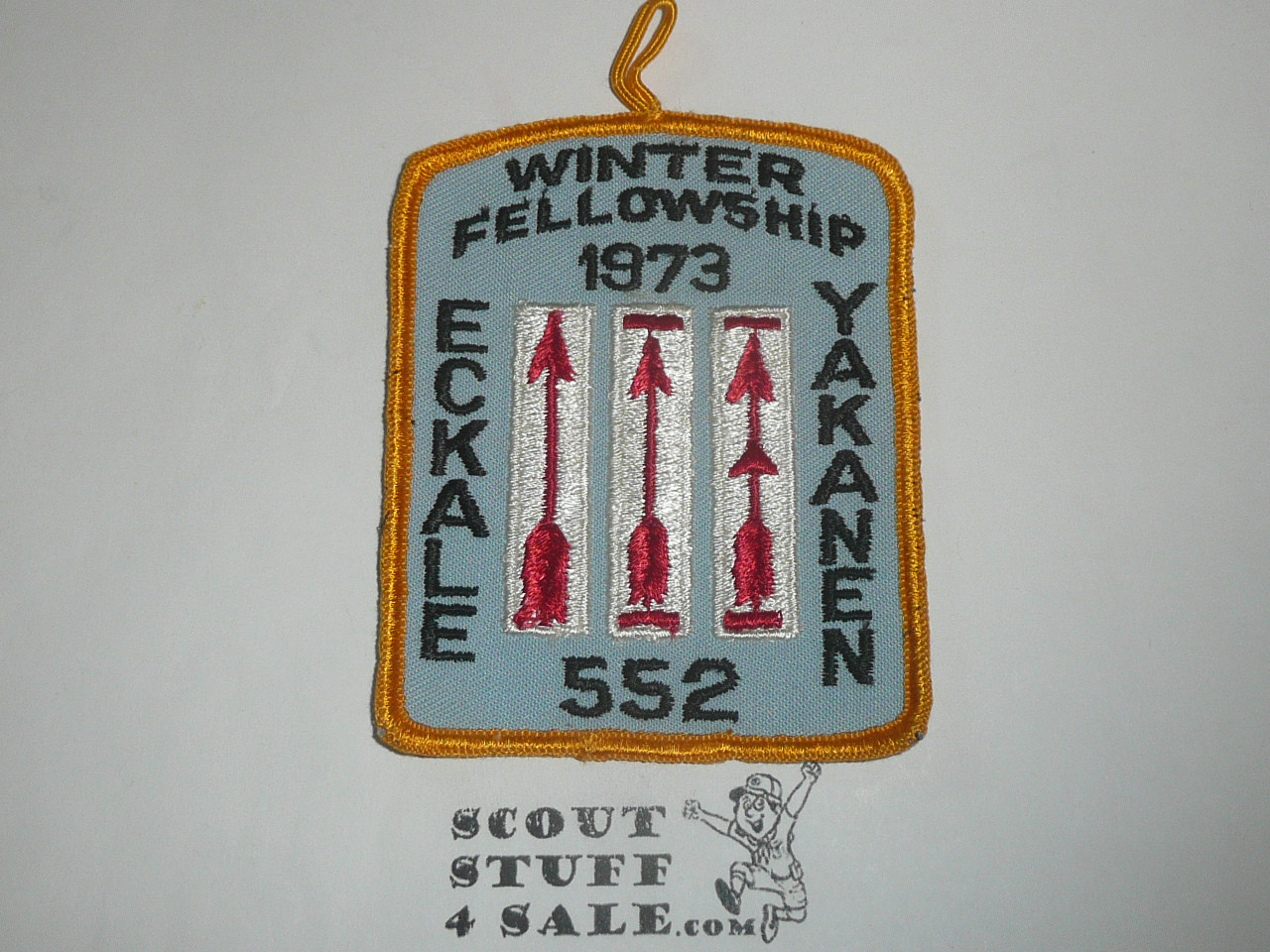 Order of the Arrow Lodge #552 Eckale Yakanen 1973 Winter Fellowship Patch