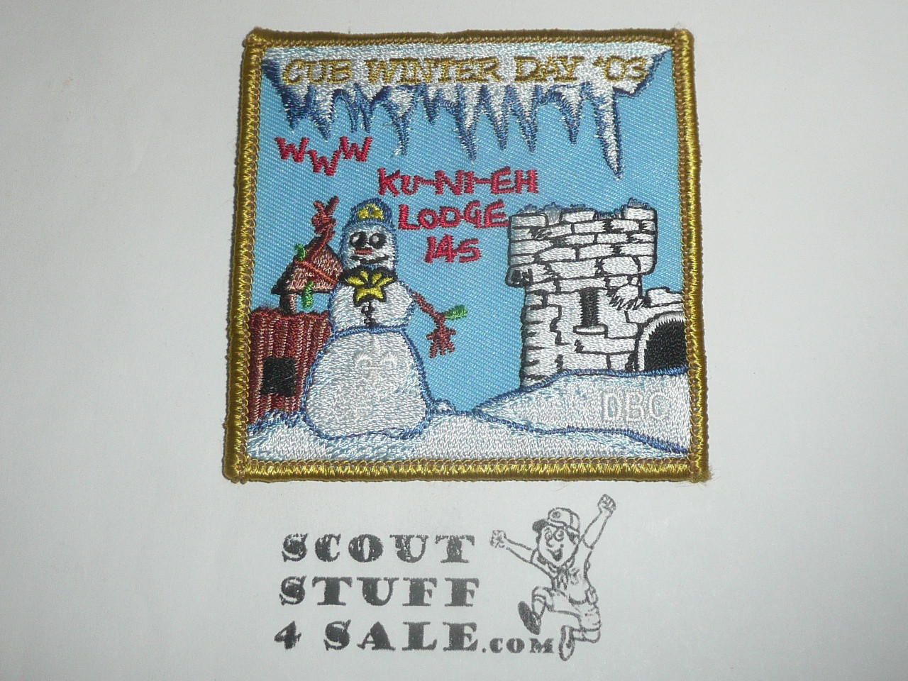 Order of the Arrow Lodge #145 Ku-Ni-Eh 2003 Cub Winter Day Camp Patch