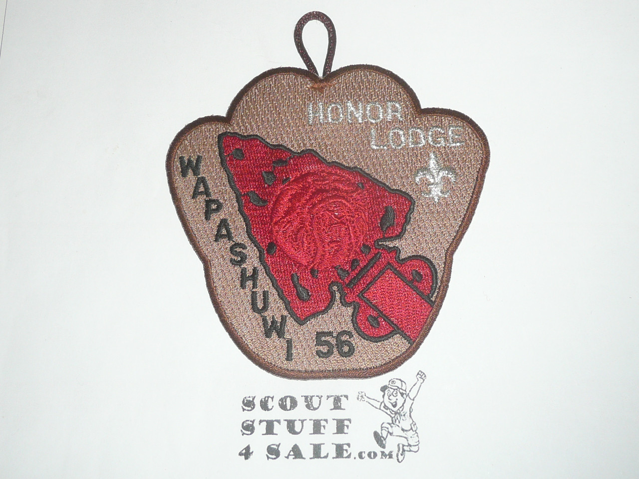 Order of the Arrow Lodge #56 Wapashuwi x4 Honor Lodge Patch