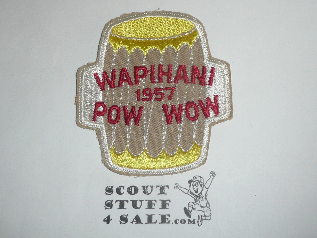 Order of the Arrow Lodge #512 Wah-Pe-Kah-Me-Kunk 1957 Pow Wow Patch