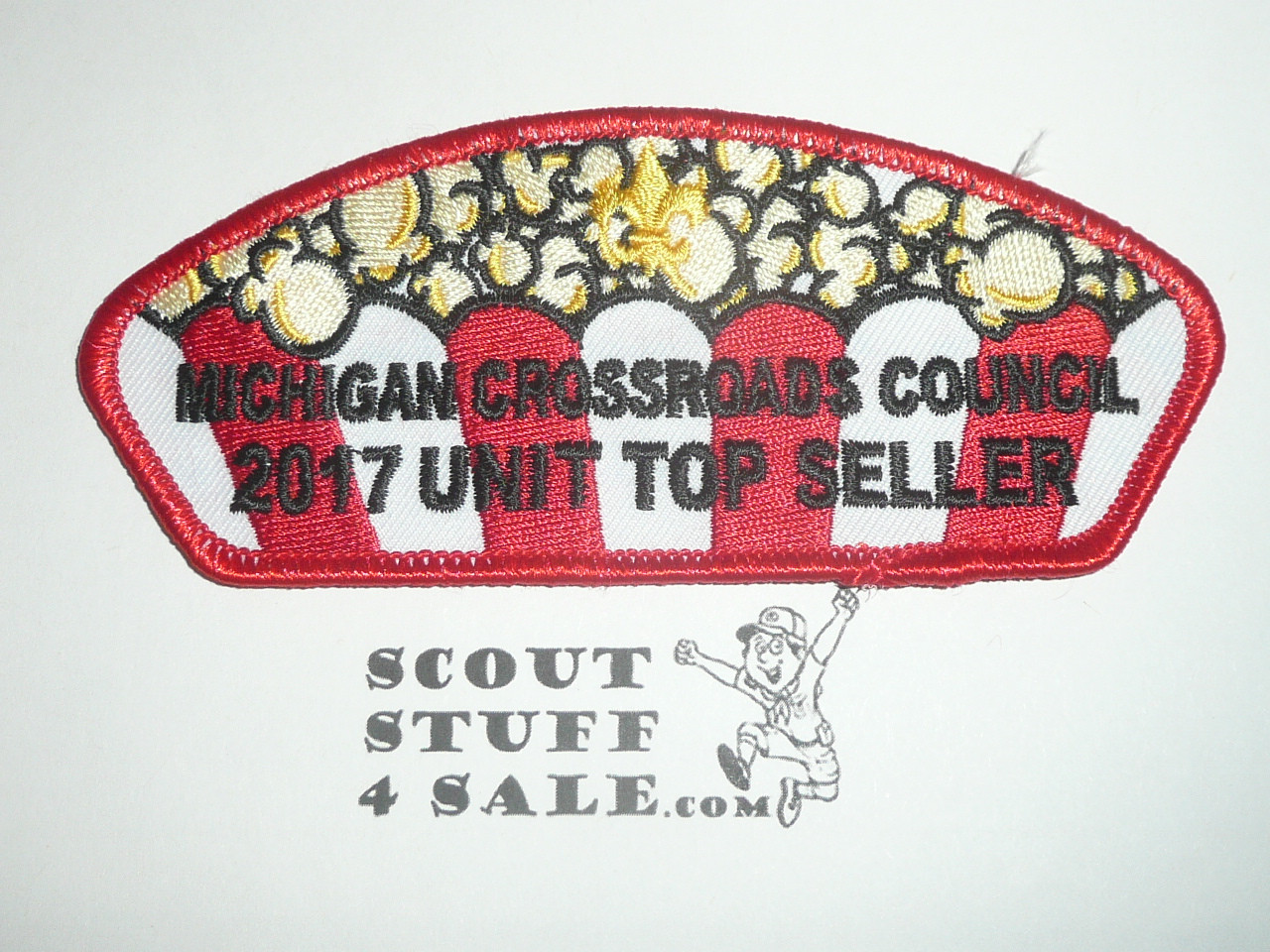 Michigan Crossroads Council ta42 2017 Unit Top Popcorn Seller CSP - Scout