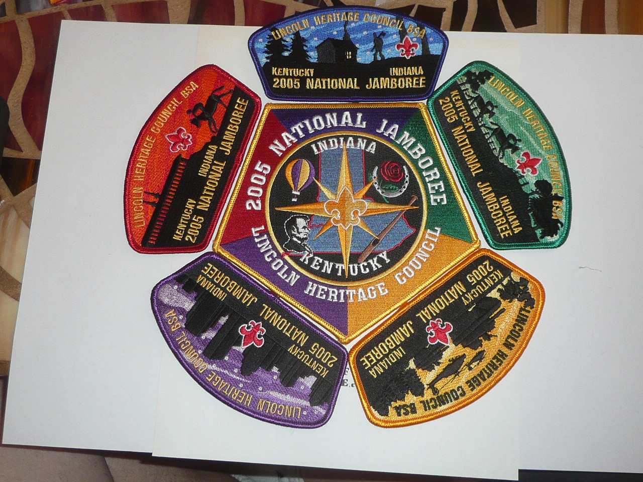 2005 National Jamboree JSP - Lincoln Heritage Council Complete 6 pc set