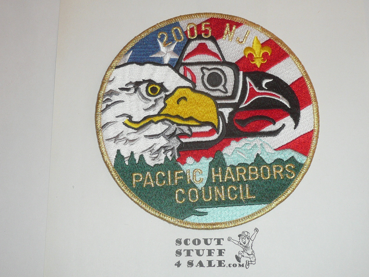 2005 National Jamboree JCP - Pacific Harbors Council Jacket Patch