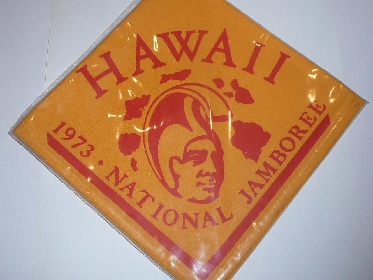 1973 National Jamboree Contingent Neckerchief - Hawaii Councils