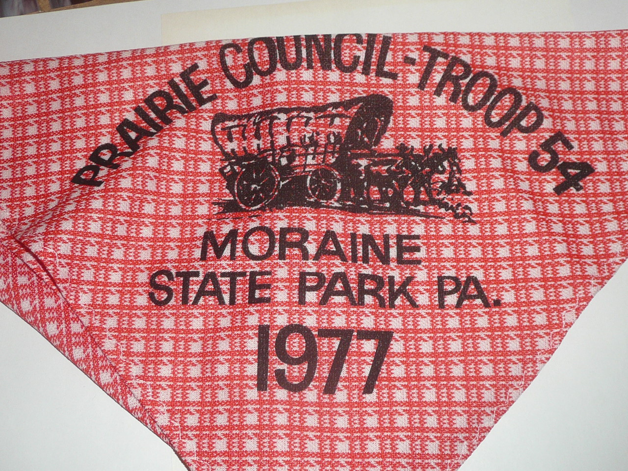 1977 National Jamboree Contingent Neckerchief - Prairie Council