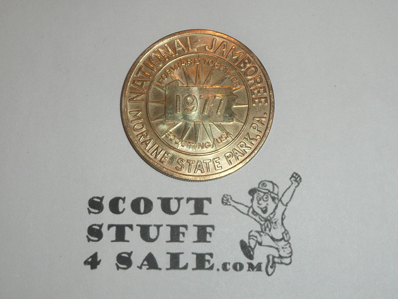1977 National Jamboree Coin / Token, SILVER