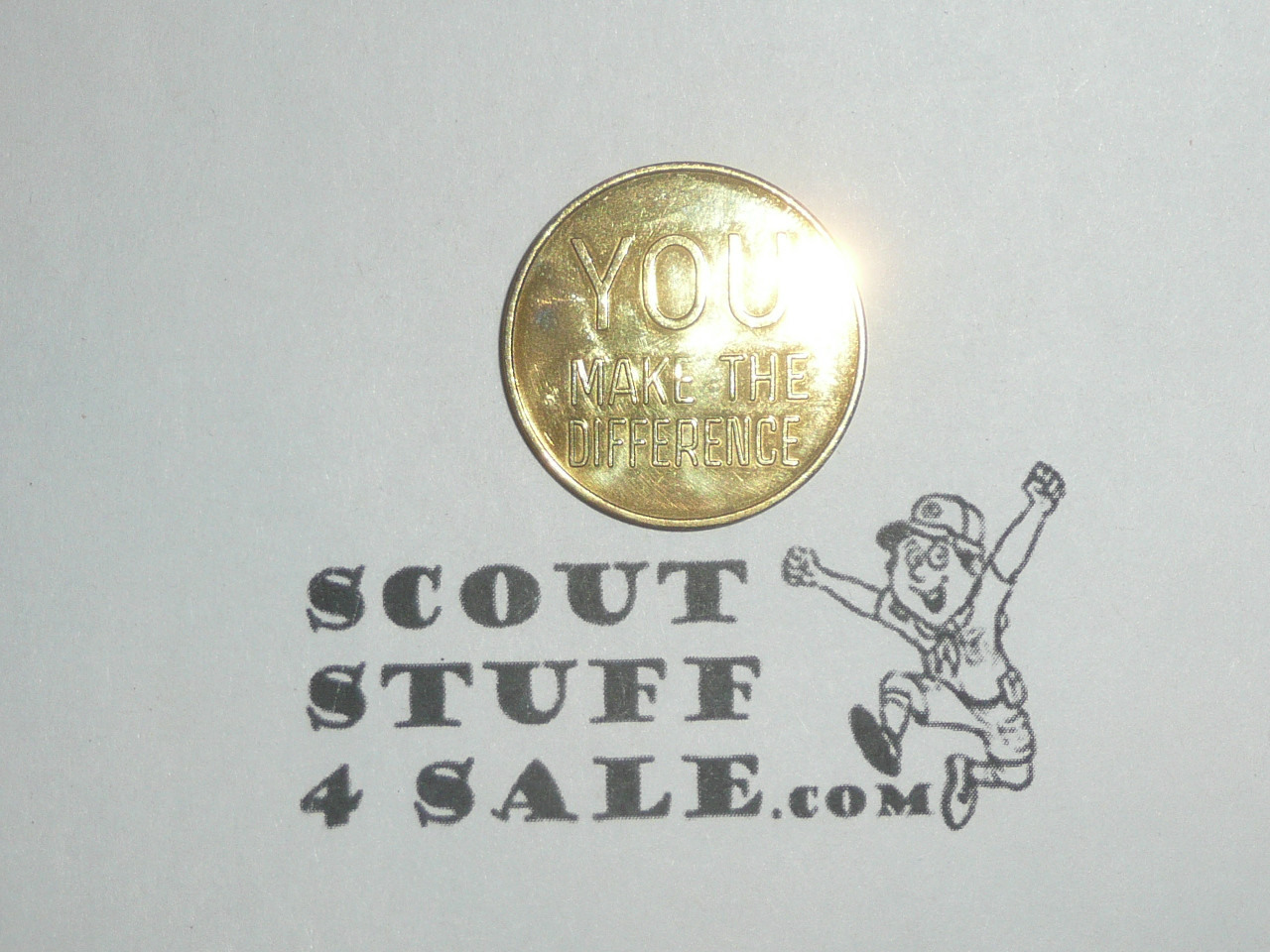Boy Scout "You Make the Difference" Coin / Token, STEM