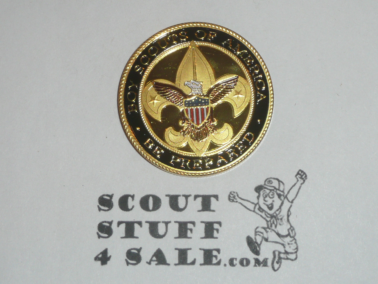 Boy Scouts of America Challenge Coin / Token with the Seal of the USA on the back