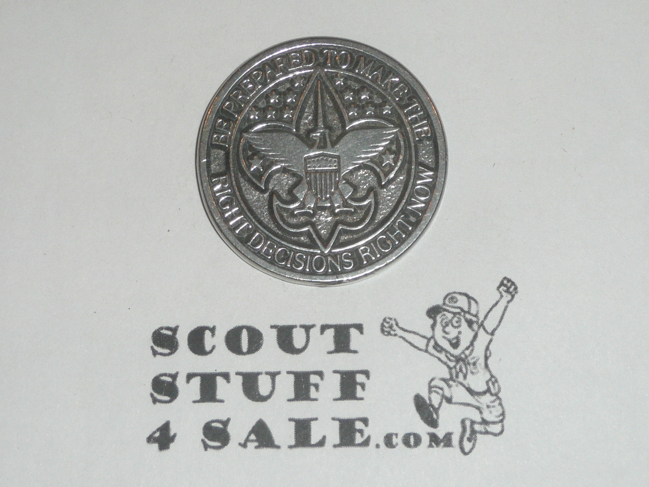 Jayhawk Council Good Scouts Make Good Decisions Coin / Token