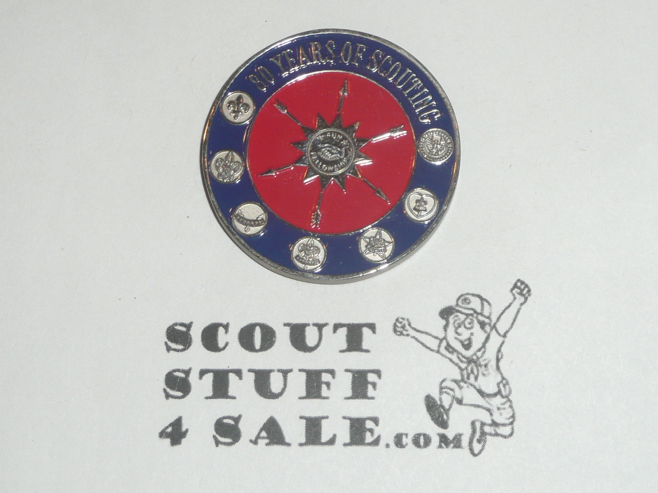 Riverside County Council Troop 12 80th Anniversary Challenge Coin / Token