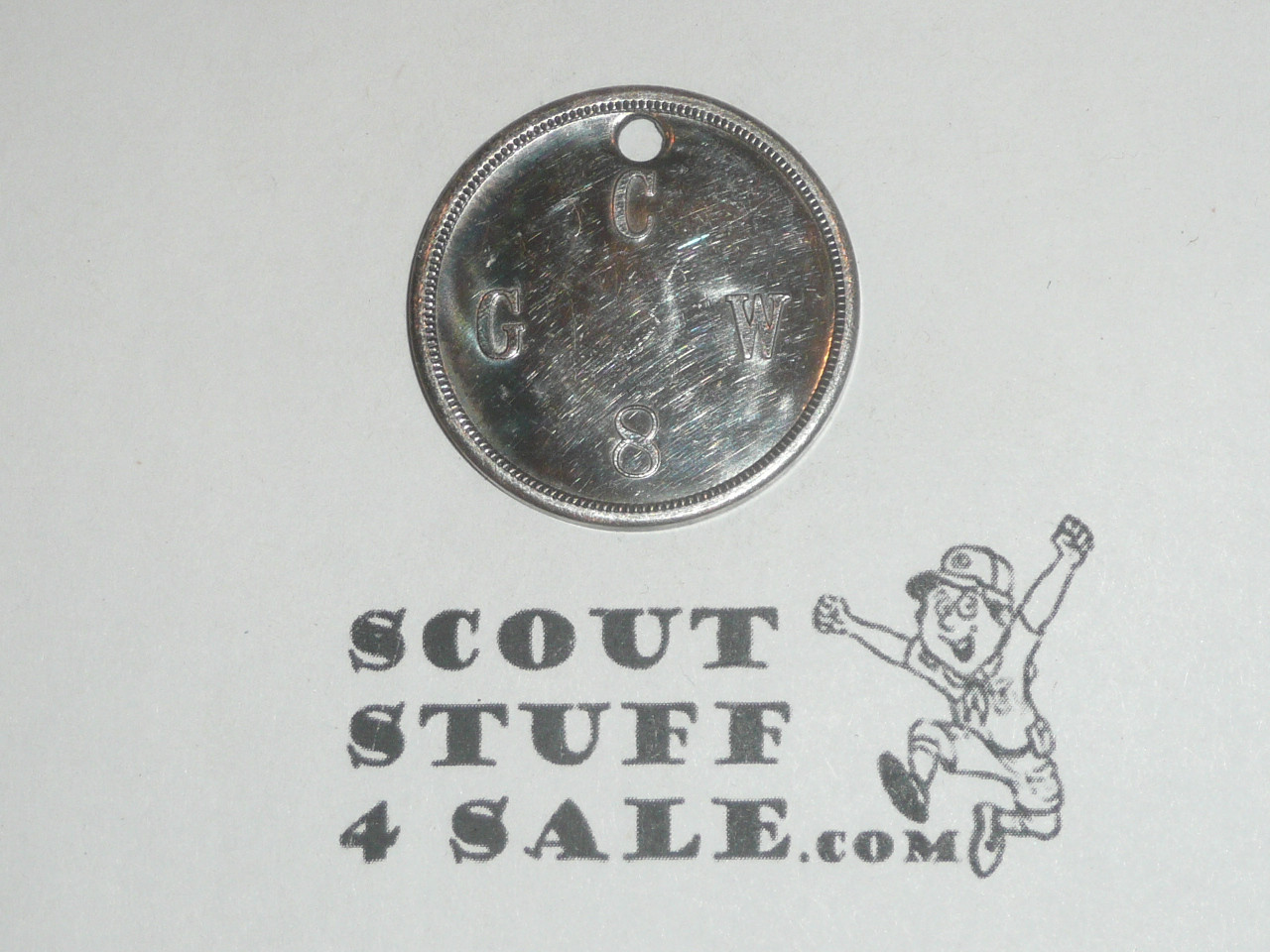 Boy Scouts of America C G W 8 SILVER Coin / Token