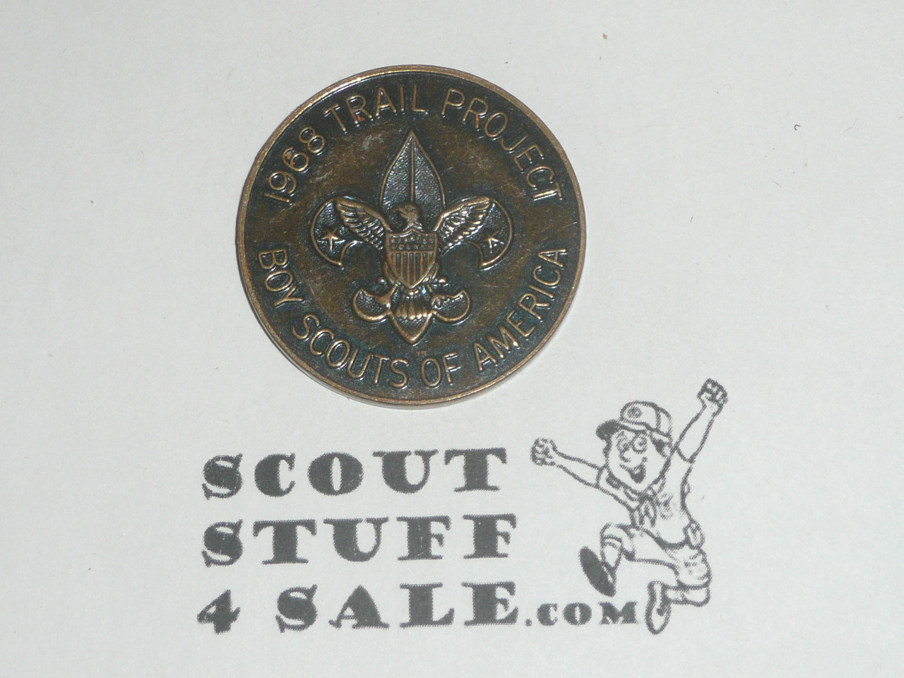 1968  Boy Scouts of America Trail Project Coin / Token, Lewis and Clark Trail