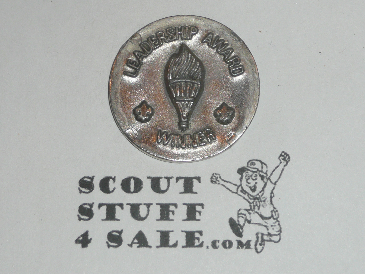 Boy Scout Leadership Award Winner Metal Token
