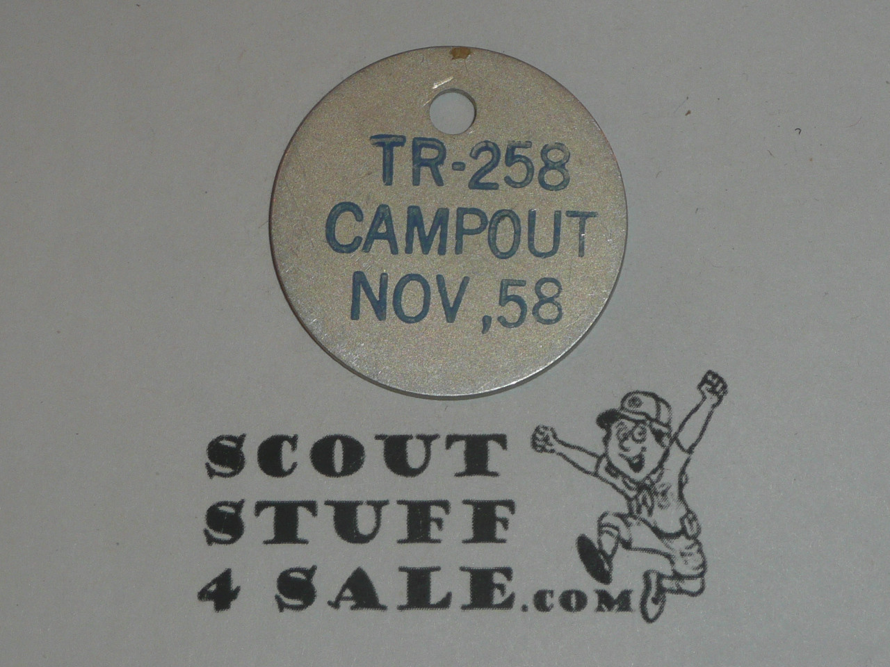 November 1958 Troop 258 Campout Coin / Token